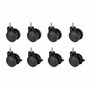 OPLITE Castor Wheel GTR S8 Lot de 8 Roues pour Cockpit Simulateur de Course