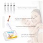 Babybow | 4pcs seringue nasale bebe - kit complet avec cure nez bebe - mouche bebe - pipette nez bébé - avec embout en silicone 