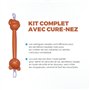 Babybow | 4pcs seringue nasale bebe - kit complet avec cure nez bebe - mouche bebe - pipette nez bébé - avec embout en silicone 