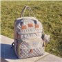 Sourire d'éveil, Sac a dos a langer pour bébé, lit pour bébé portable, Matelas a langer, grande capacité, multifonction, multipo