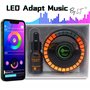 led voiture rythme musique diffuseur sens bon accessoire voiture éclairage d'ambiance accessoires auto et parfum voiture désodor