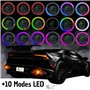 led voiture rythme musique diffuseur sens bon accessoire voiture éclairage d'ambiance accessoires auto et parfum voiture désodor