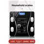 CINZEL Balance Pese Personne, Balance Connectée Bluetooth Pèse Personne Impédancemètre, Balance Impedancemetre avec 13 Données C