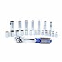S-TECHNIC Coffret de Douilles - Embouts et Cle a Cliquet 1/4" Coffret a Douilles Etoile-Torx- Douille longues, pour les acces di