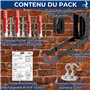 porte-vélo pour garage et intérieur