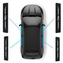 ODOKIT Seuil De Protection Porte Fibre De Carbone Noir - Compatible avec Renault Clio - Accessoires 4 Pièces - Facile à Installe