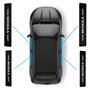 ODOKIT Seuil De Protection Fibre De Carbone Noir - Compatible avec Opel Mokka - Accessoires 4 Pièces - Facile à Installer - Pose