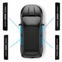 ODOKIT Seuil De Protection Fibre De Carbone Noir - Compatible avec Peugeot 3008 - Accessoires 4 Pièces - Facile à Installer - Po