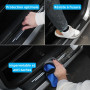ODOKIT Seuil De Protection Fibre De Carbone Noir - Compatible avec Ford Fiesta Focus Puma Kuga Ranger - Accessoires 4 Pièces - F