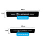 ODOKIT Seuil De Protection Fibre De Carbone Noir - Compatible avec Lexus RX CT 200h NX is UX - Accessoires 4 Pièces - Facile à I