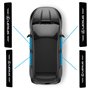 ODOKIT Seuil De Protection Fibre De Carbone Noir - Compatible avec Lexus RX CT 200h NX is UX - Accessoires 4 Pièces - Facile à I