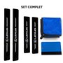 ODOKIT Seuil De Protection Fibre De Carbone Noir - Compatible avec Lexus RX CT 200h NX is UX - Accessoires 4 Pièces - Facile à I