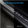 ODOKIT Seuil De Protection Fibre De Carbone Noir - Compatible avec Alfa Romeo Giulia Stelvio Guilietta Mito Tonale - Accessoires