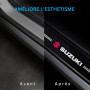 ODOKIT Seuil De Protection Porte Fibre De Carbone Noir - Compatible avec Suzuki Swift Vitara S-Cross Ignis Jimny Hybrid - Access