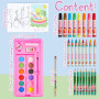 Peppa Pig Coloriage Enfant, Malette Dessin Enfant, Crayons de Couleur, Feutres Coloriage & Peinture
