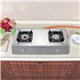 NJ NSD-2 Rechaud a Gaz - 2 feux Plaque de Cuisson Portable Intérieur GPL