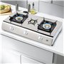 NJ NSD-3 Réchaud Gaz Intérieur - 3 Feux Plaque de Cuisson Portable GPL