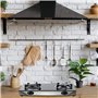 NGB-S2 Réchaud a Gaz Intérieur - Plaque de Cuisson 2 Feux Portable