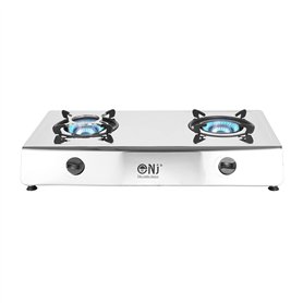 NJ-200 Réchaud à Gaz - 2 Feux Plaque de Cuisson Portable GPL 8.8kW