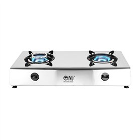 NJ-200SD Réchaud a Gaz Intérieur - 2 Feux Plaque de Cuisson Portable GPL 8.8kW