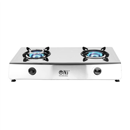 NJ-200SD Réchaud a Gaz Intérieur - 2 Feux Plaque de Cuisson Portable GPL 8.8kW