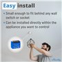 Shelly 1 Mini Gen 3 | Lot de 4 | Relais Smart Switch WiFi & Bluetooth 1 canal 8 A | Domotique | Compatible avec Alexa et Google 