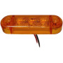 Formplas 10 x LED Feux Gabarit Position Lateral Jaune 12v 24v Remolque Camion Camionette Lampe