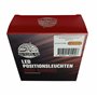 Formplas 10 x LED Feux Gabarit Position Lateral Jaune 12v 24v Remolque Camion Camionette Lampe