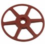 AERZETIX - C65198 - Lot de 50 Disques/rondelles/rosaces Ø8x70 mm pour fixation des panneaux isolant non rigides - en plastique -