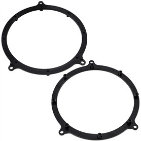 AERZETIX - C11589 - Lot de 2 Adaptateurs de Haut-parleurs Ø165 mm - côté de Montage: portière arrière - Compatible avec A3