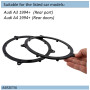 AERZETIX - C11589 - Lot de 2 Adaptateurs de Haut-parleurs Ø165 mm - côté de Montage: portière arrière - Compatible avec A3, A4 1