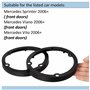 AERZETIX - C40938 - Lot de 2 Adaptateurs/supports pour haut-parleurs de voiture Ø165 mm - côté de montage portières avant - comp