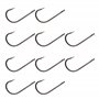 PRO Filstar Lot de 10 hameçons de pêche à la carpe Wide Gape Straight N4 - Accessoires de pêche à la carpe - Accessoires de pêch