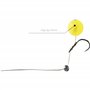 PRO Filstar Lot de 10 hameçons de pêche à la carpe Wide Gape Straight N4 - Accessoires de pêche à la carpe - Accessoires de pêch