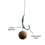 PRO FILSTAR Blowback Combi Rig Hameçon N6 pour pêche à la carpe en fluorocarbone 11 kg, fil tressé de 15 kg – Ancre de pêche à l