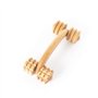 Tuuli Accessories Masseur Rouleau de Massage Appareil Dos Épaule Cou Jambes Corps Musculaire Bois 18 x 7 x 6 cm