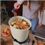 Lot de 2 composteurs Bokashi Essential 15,3L+1kg de Brain+1 Base-Crème