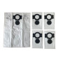 Mirka Fleece Sacs à poussière pour aspirateurs industriels Mirka 1025 L / 12 litres / 5 pièces / 8999000211 / Sacs à poussière e