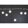 Paulmann 94166 luminaire rechar. LED Outdoor guirl. Mobile 7 pce Lampion incl.7x0,02W IP44 lumin. Mobile Blanc lampe à batt. pla