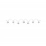 Paulmann 94166 luminaire rechar. LED Outdoor guirl. Mobile 7 pce Lampion incl.7x0,02W IP44 lumin. Mobile Blanc lampe à batt. pla