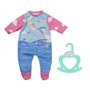 BABY born Little Grenouillère 834633 - Grenouillère en tissu très douce pour poupées de 36cm - modèle imprimé avec cintre - poup