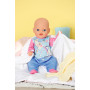 BABY born Little Grenouillère 834633 - Grenouillère en tissu très douce pour poupées de 36cm - modèle imprimé avec cintre - poup
