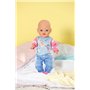 BABY born Little Grenouillère 834633 - Grenouillère en tissu très douce pour poupées de 36cm - modèle imprimé avec cintre - poup