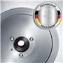 GRAEF Master M90 - Trancheuse universelle électrique, Made in Germany, épaisseur de coupe 0-20 mm, tout métal, Trancheuse