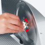 GRAEF Master M90 - Trancheuse universelle électrique, Made in Germany, épaisseur de coupe 0-20 mm, tout métal, Trancheuse