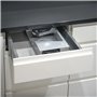 GRAEF MYtiny MT1000 - Trancheuse universelle pliable, Made in Germany, entièrement métallique, lame dentelée Ø170 mm, épaisseur 