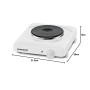 Rommelsbacher THS 1090 Plaque de cuisson 1000 W (Import Allemagne)