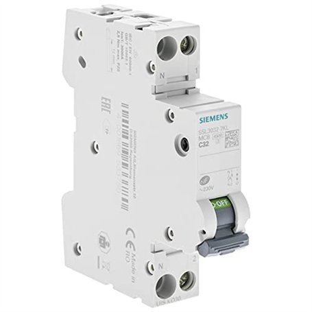 SIEMENS - Disjoncteur 32A Ph+N courbe C 4.5kA 230V