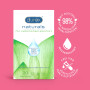 Durex Naturals Lot de 20 préservatifs en latex naturel avec revêtement en gel lubrifiant à base d'eau