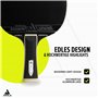 JOOLA White Infinity Z Raquette de tennis de table professionnelle avec revêtement Micron X et boîte magnétique